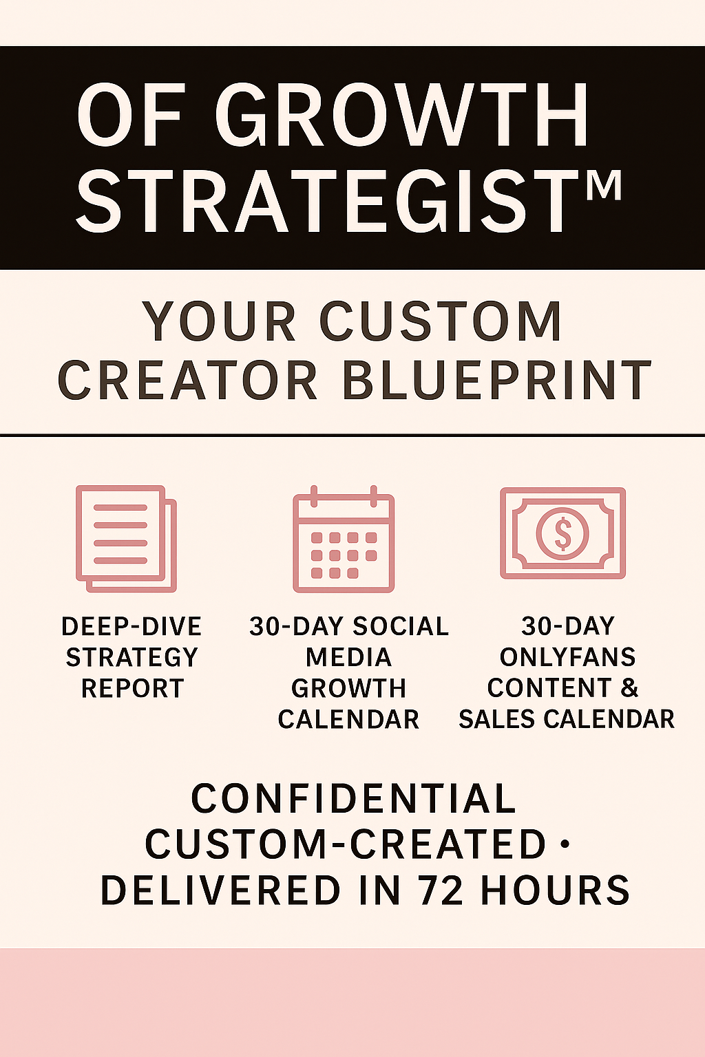 OF Growth Strategist™ — Deep Dive Report + Dual 30-Day Growth Calendars